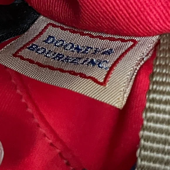 EUC Dooney & Bourke Navy Saffiano Shopper Leather Shoulder Bag Tote - Picture 13 of 16